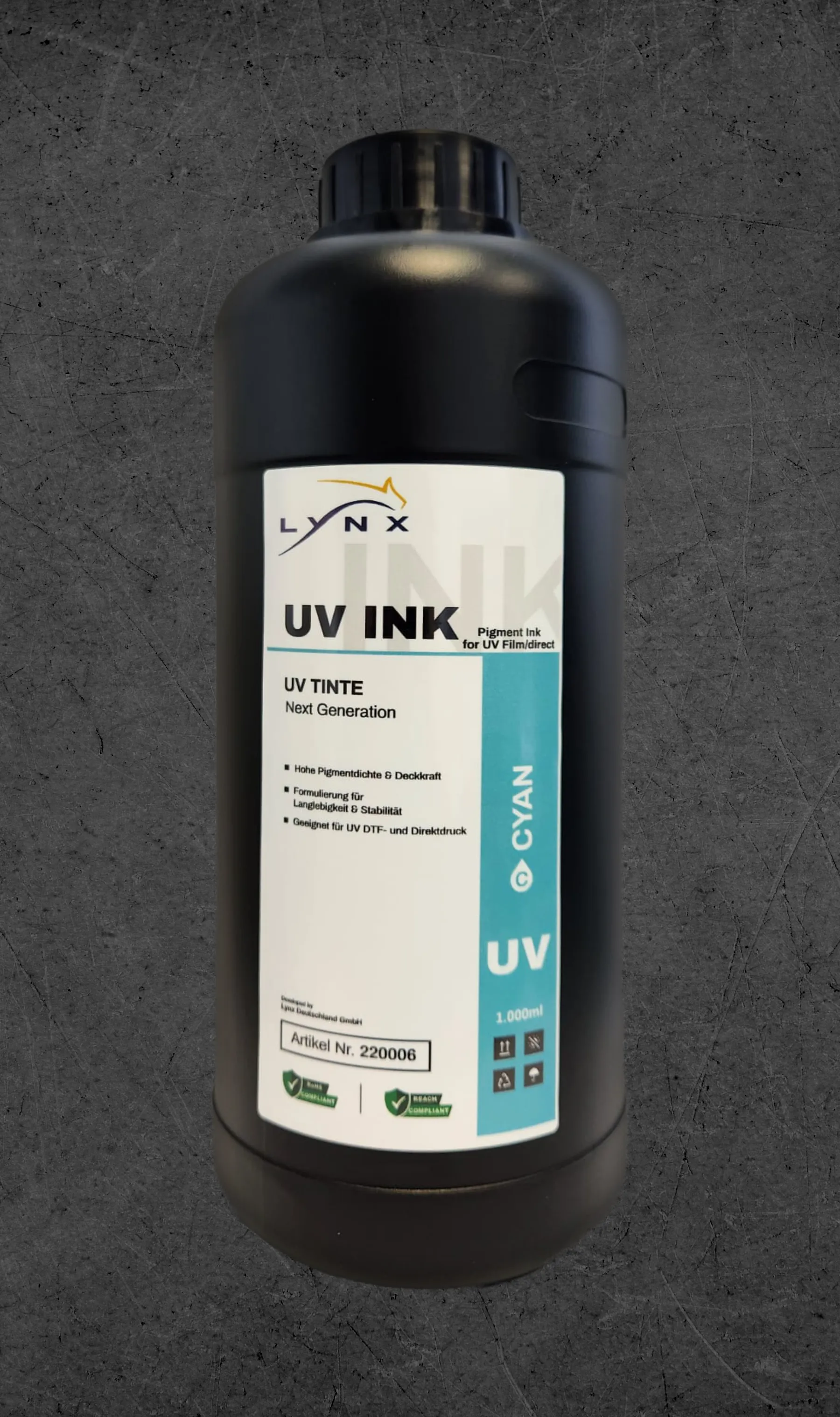 UV Tinte Cyan 1Kg